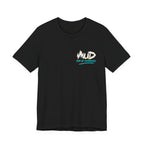 Black MUD After Dark Tee front with Man Up Differently chest logo