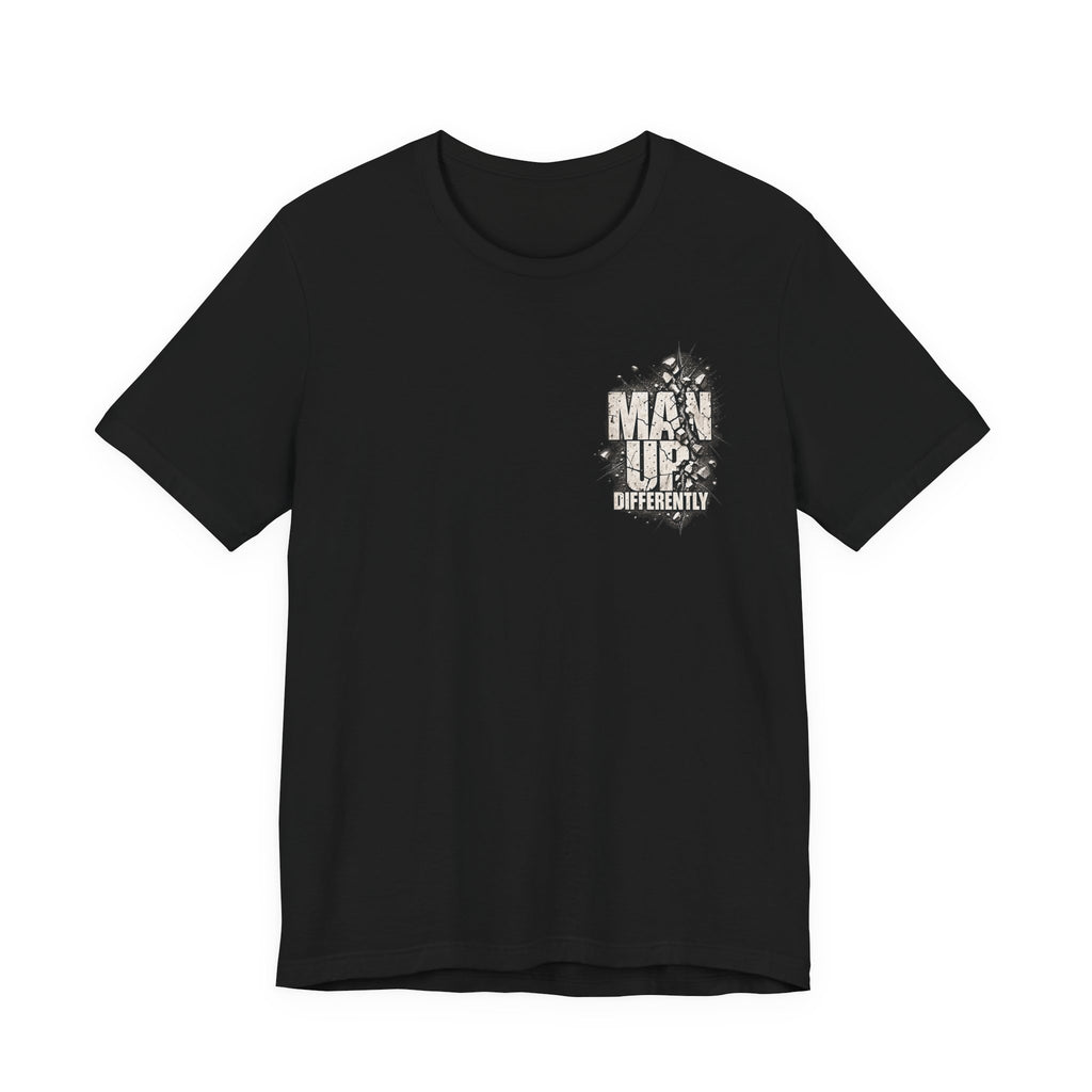 Black MUD BREAK THROUGH Monochrome Tee front product view