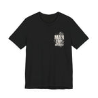 Black MUD BREAK THROUGH Monochrome Tee front product view