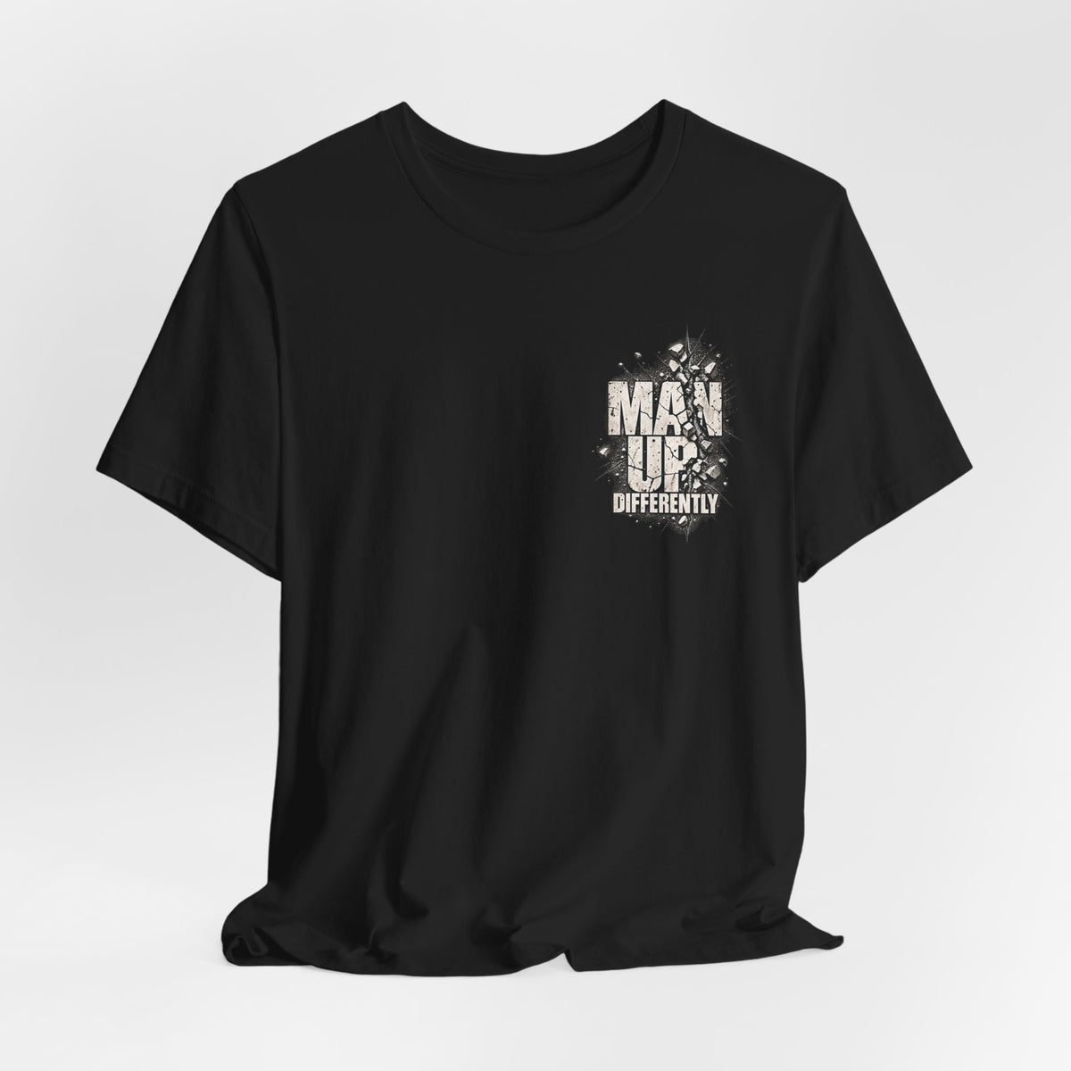 Black MUD BREAK THROUGH Monochrome Tee alternate product view