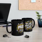 Two Outside The Lines Mugs showing MUD and Be Loud About What Hurts designs