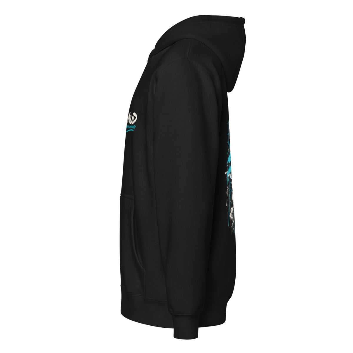 Black MUD After Dark Zip Hoodie left-side product view