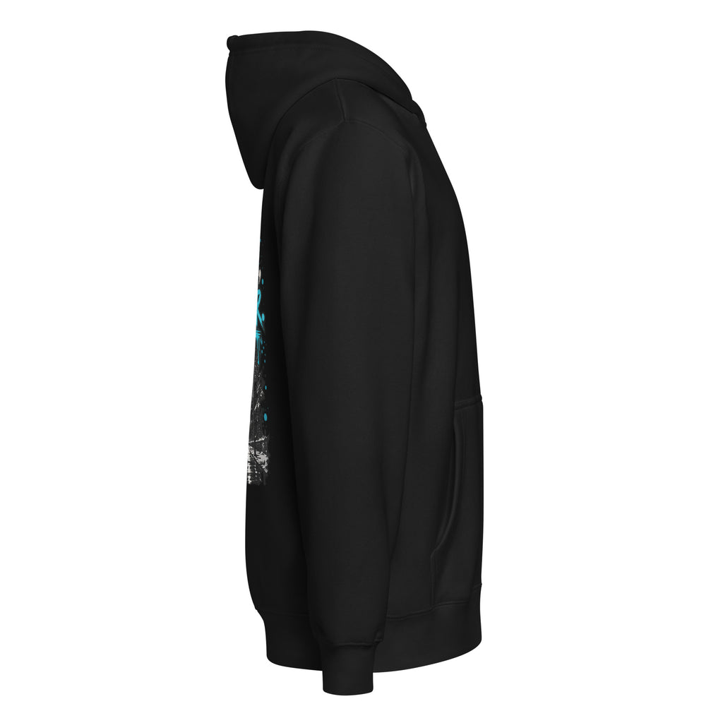 Black MUD After Dark Zip Hoodie right-side product view